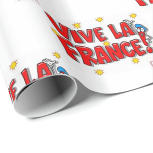 Papel de embrulho Vive la França