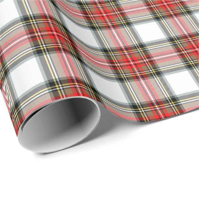 Papel de embrulho Xadrez de Natal (Ponta do rolo)