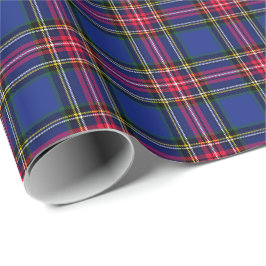 Papel de embrulho Xadrez Verde e Azul