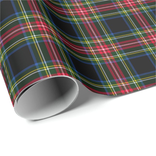 Papel de embrulho Xadrez Vermelho e Azul (Ponta do rolo)