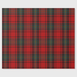 Papel de embrulho Xadrez Vermelho e Preto Cabine A
