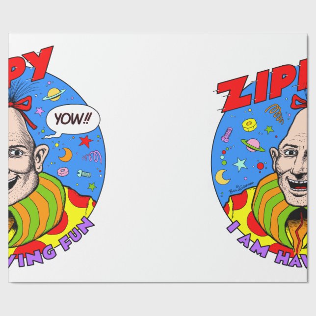 Papel de embrulho Zippy! (Barra)