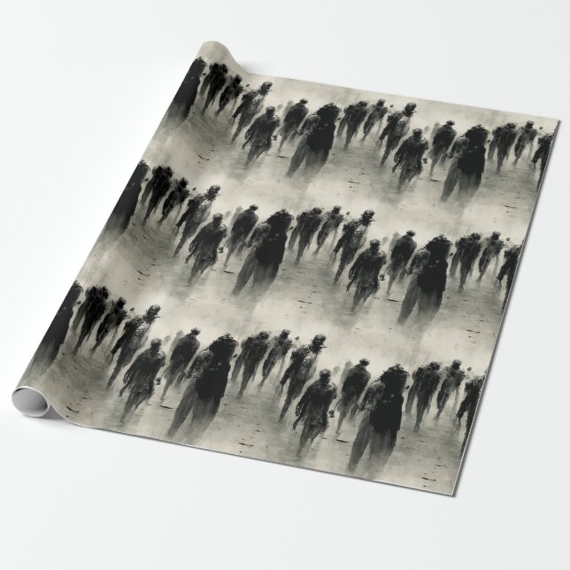 Papel de embrulho Zombiefied 2 (Desenrolado)