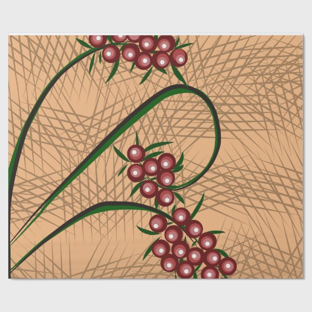 Papel de empacotamento de presente com padrão de B (Aberto)