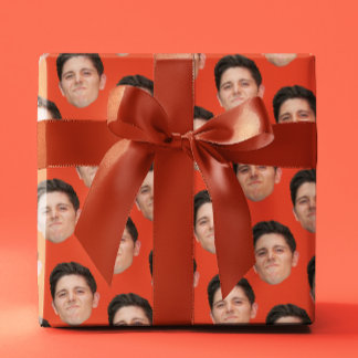 Papel de empacotamento de presente laranja Tangeri