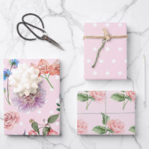 Papel de empacotamento Floral para qualquer ocasiã