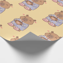 Papel de enrolamento Capybara | Presente divino e 