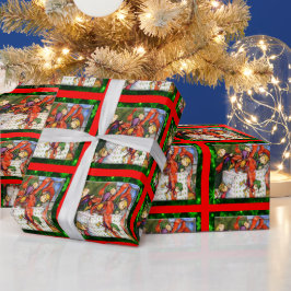 Papel de enrolamento presente das felizes