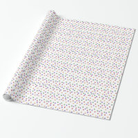 Papel de envolvimento dos Gumdrops do presente do