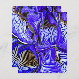 Papel de Escrapão da Flor Íris Roxo