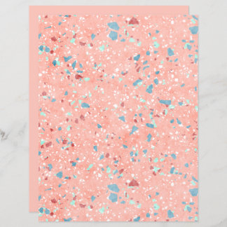 Papel de Escrapão de Arte Mosaica Colorida Funky