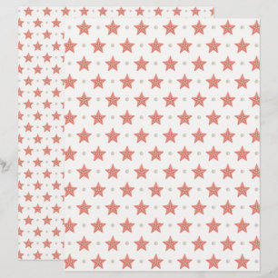 Papel de Escrapão de Fécula de Natal Costeira