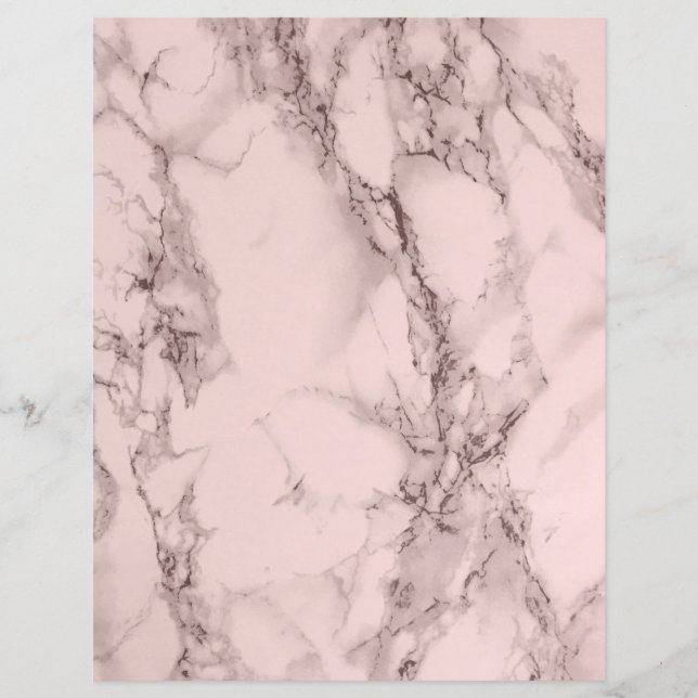 Papel de Escrapbook Blush Marble (Frente)