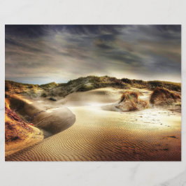 Papel de Escrapbook de Dunas do Mar do Norte