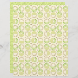 Papel de Escrapbook Honeydew