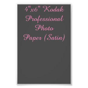 Papel de fotografia profissional Kodak (Satin) de 