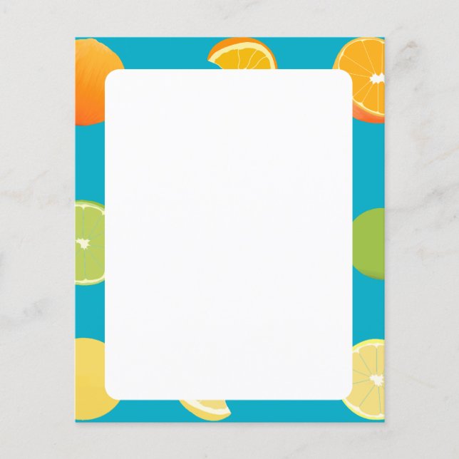 Papel de Fruta Citrus (Frente)