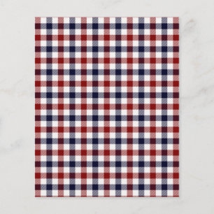 Papel de fundo xadrez vermelho branco e azul