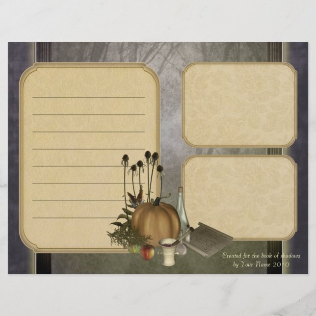 Papel de Guarda das Bruxas Natural (Frente)