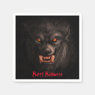 Papel de Guardanapo no Halloween do lobisomem (Lyc
