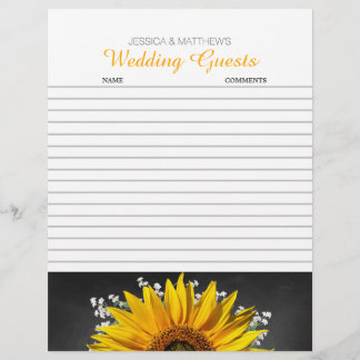 Papel de Guestbook de Casamento de Chalkboard de G