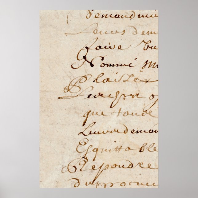 Papel de Impressão Retroativo em francês com Scrip (Frente)