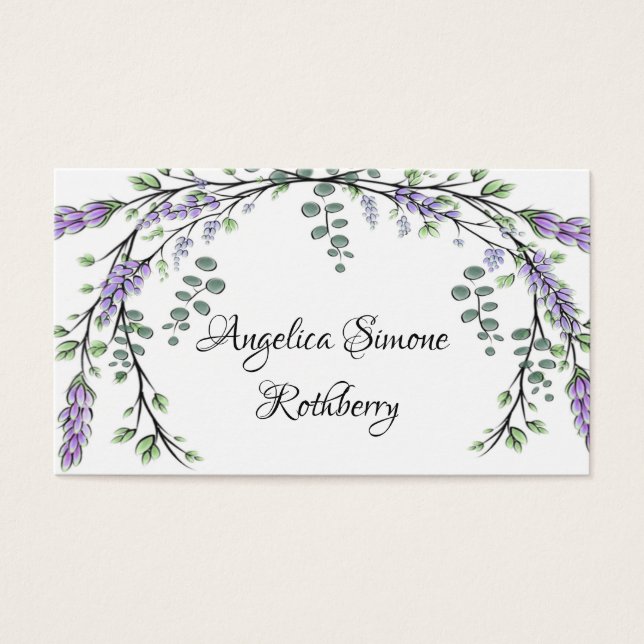 Papel de lavanda e Eucalyptus (Frente)