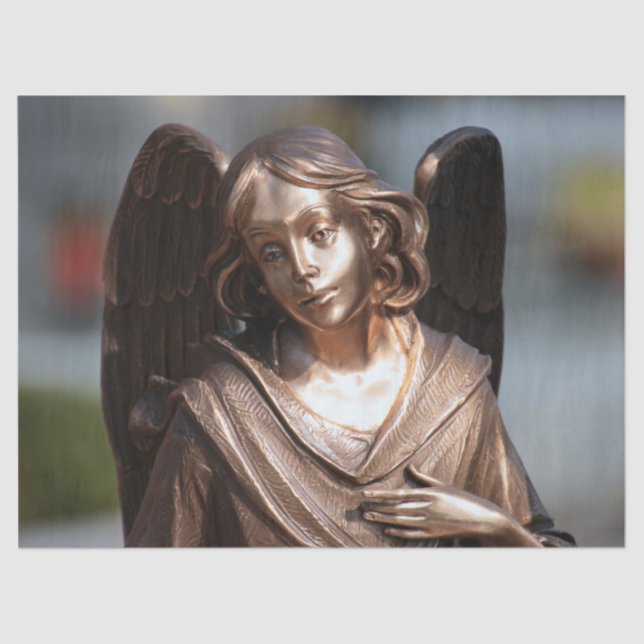 papel de lenço de anjo de bronze (Frente )
