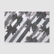 Papel de lenço do arco 2 preto