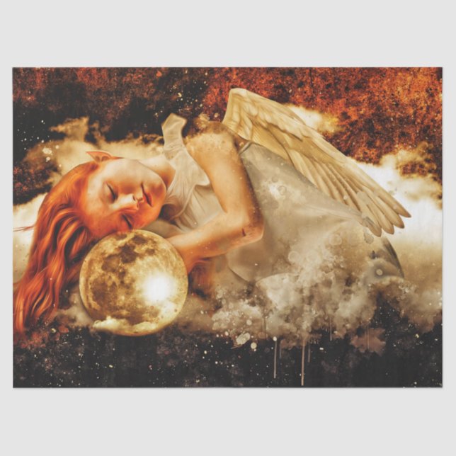 papel de lenços de anjo elf (Frente )