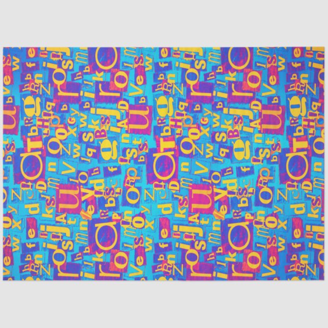 Papel de lenços de colagem de alumínio (Frente )