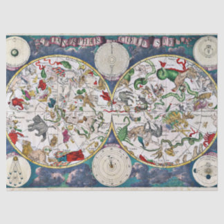 Papel de lenços para cartas estelares