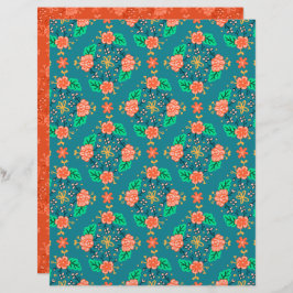 Papel de Livro Azul da Garland