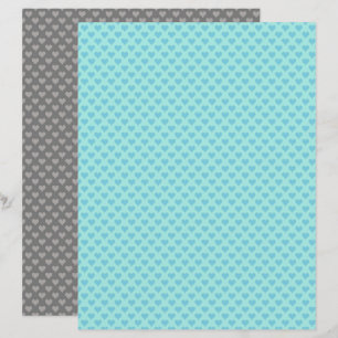 Papel de Maçã Azul-Teal