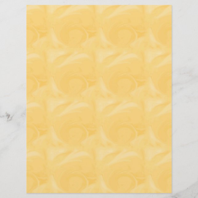 Papel de manivela de cor amarelo-mel (Frente)