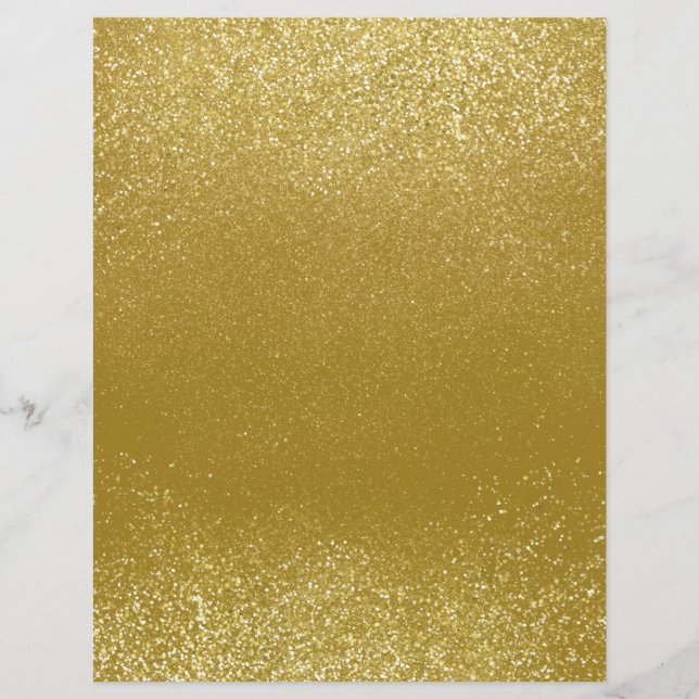 Papel de Mão-de-Obra Brilhante Dourado (Frente)