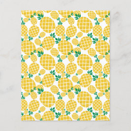 Papel de marca-desmancha de ananás tropical