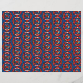 Papel de modelo do logotipo do Fire Department