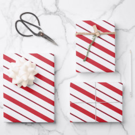 Papel de mola de canas vermelhas Stripes de natal