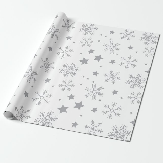 Papel de mola para presente em flocos de neve de i (Desenrolado)