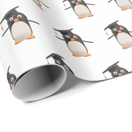 Papel de mola para presente na graduação de pingui