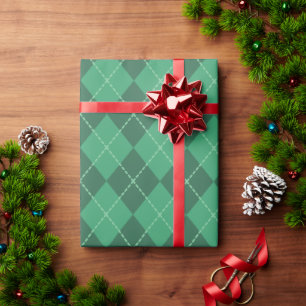 Papel de moldagem de presente de Natal Clássico Ve