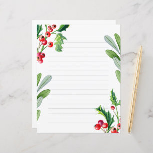 Papel de Natal, Feriado com papel de carta