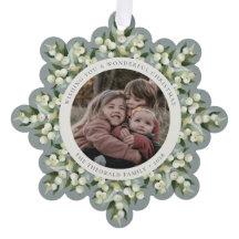Papel de Natal Verde Suave Snowberry+Folhagem