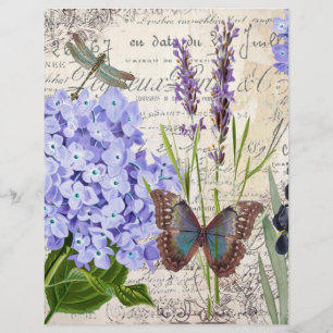 Papel de origami botânico