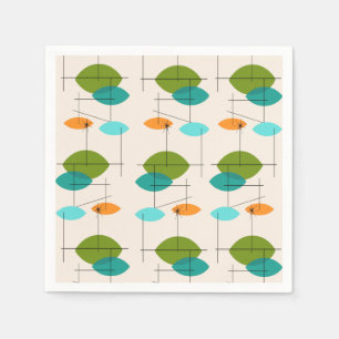 Papel de padrão atômico atômico para guardanapo