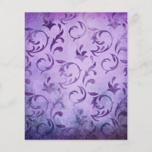 Papel De Padrões De Vintagem De Lilac Roxo