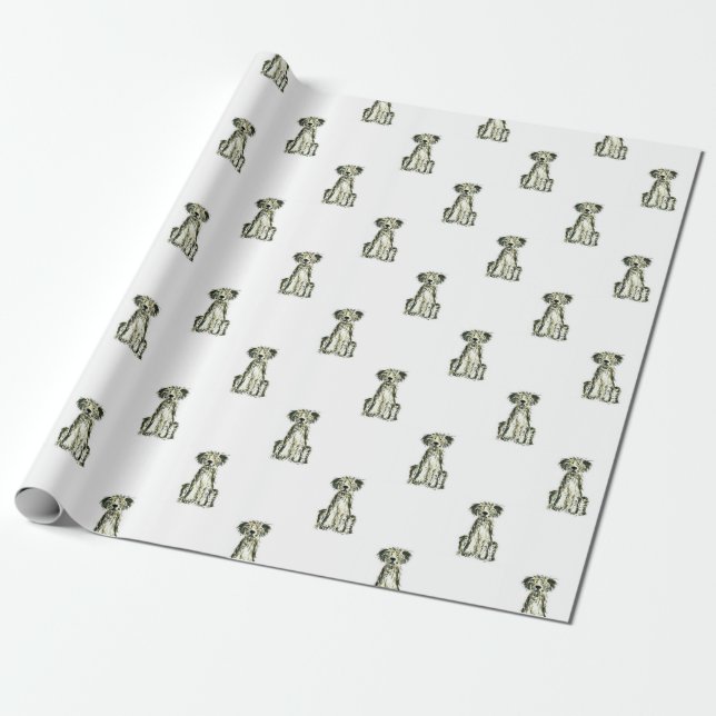 Papel de papel de embrulho australiano do cão de (Desenrolado)