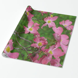 Papel de papel de embrulho cor-de-rosa do Dogwood