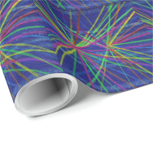 Papel de papel de embrulho das colisões de Proton